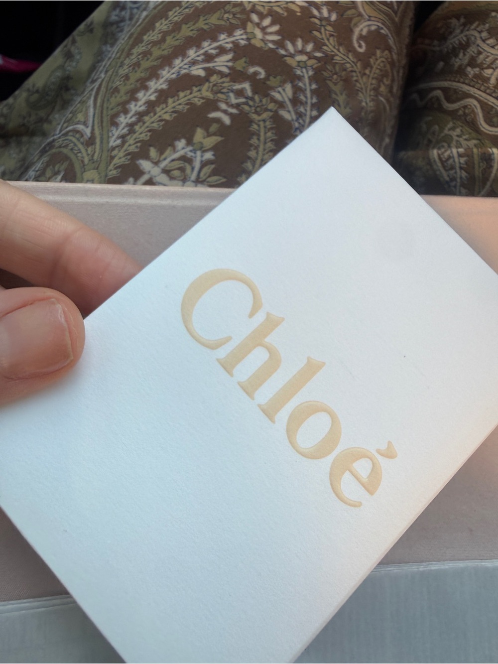 New Rare Chloe Gold Frame Brown Gradient Round Scalloped Sunglasses - Picture 9 of 16